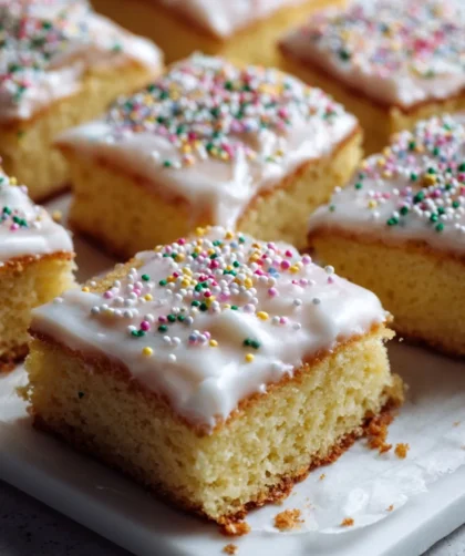 Mary Berry Old School Traybake Cake Recipe