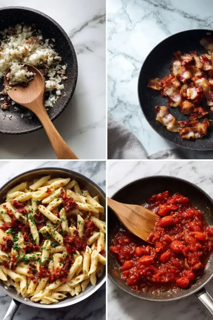 Mary Berry Penne Pasta With Bacon Recipe