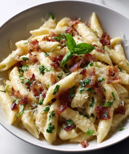 Mary Berry Penne Pasta With Bacon Recipe