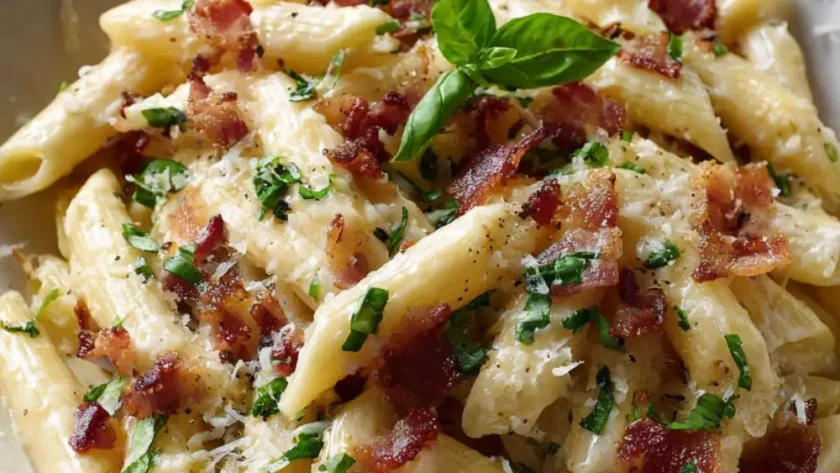 Mary Berry Penne Pasta With Bacon Recipe