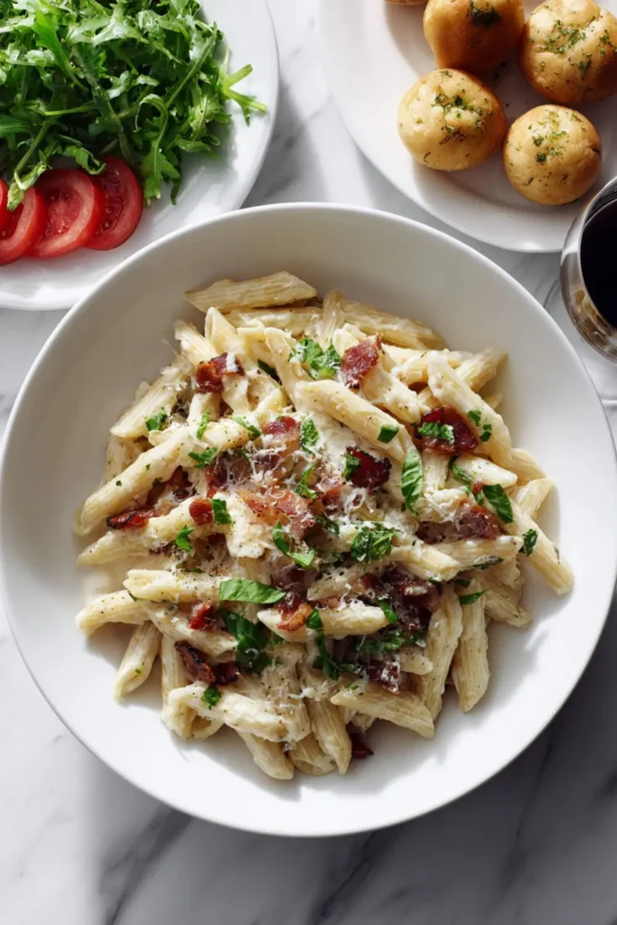 Mary Berry Penne Pasta With Bacon Recipe