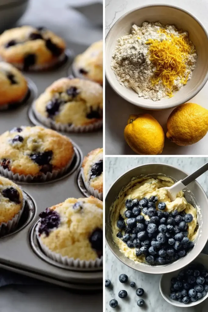 Mary Berry​ Lemon And Blueberry Muffins