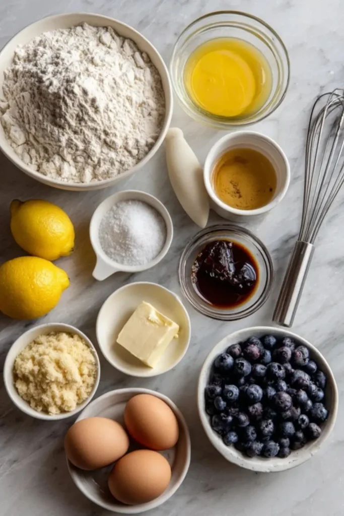 Mary Berry​ Lemon And Blueberry Muffins
