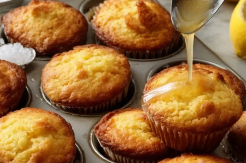 Mary Berry​ Lemon Drizzle Muffins Recipe