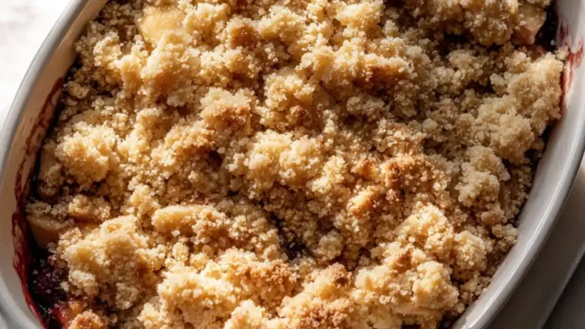 Hairy Bikers Apple And Blackberry Crumble Recipe