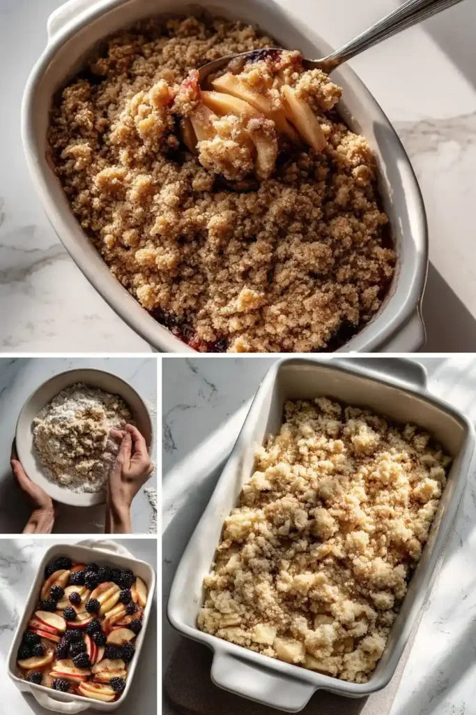 Hairy Bikers Apple And Blackberry Crumble Recipe