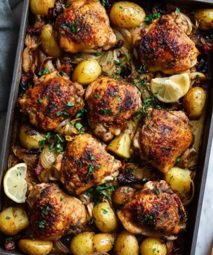 Hairy Bikers Chicken Tray Bake Recipe