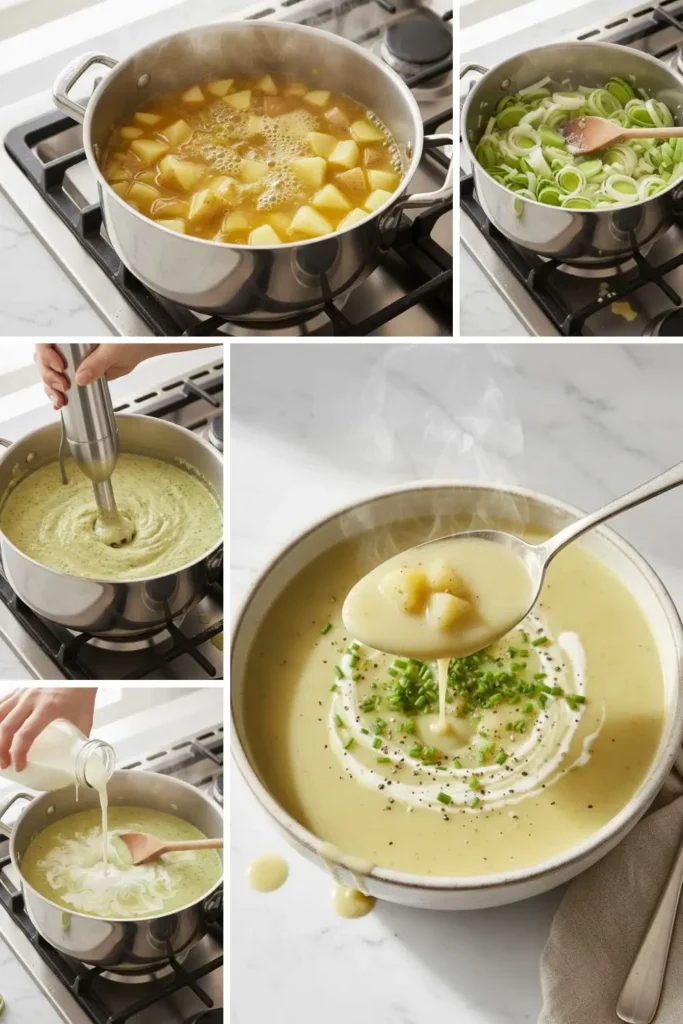 Hairy Bikers Leek And Potato Soup With Milk Recipe