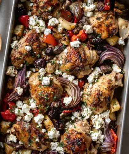 Hairy Bikers Mediterranean Chicken Tray Bake Recipe