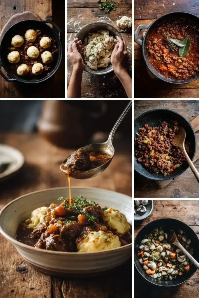 Hairy Bikers Mince And Dumplings Recipe