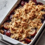 Hairy Bikers Plum Crumble Recipe