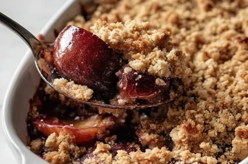 Hairy Bikers Plum Crumble Recipe