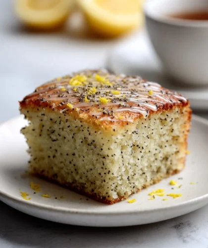 Mary Berry Lemon And Poppy Seed Cake Recipe