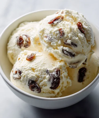 Mary Berry Rum and Raisin Ice Cream Recipe