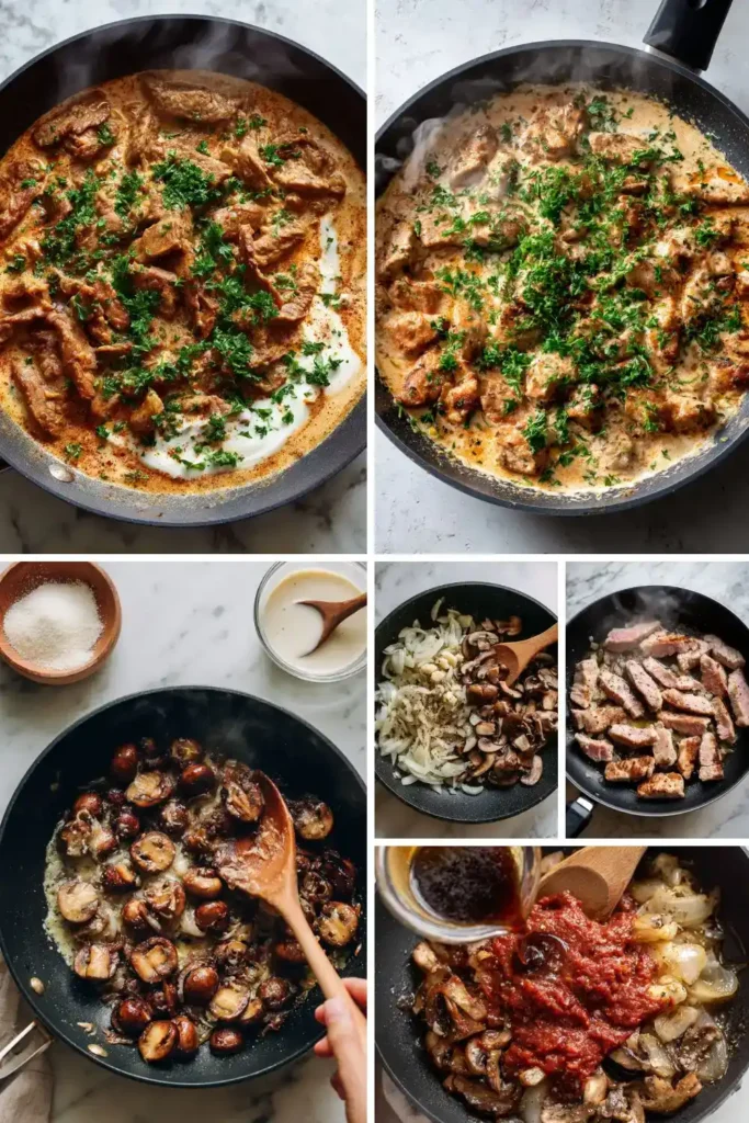 Creamy Hairy Bikers Pork Stroganoff Recipe