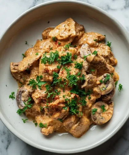Creamy Hairy Bikers Pork Stroganoff Recipe