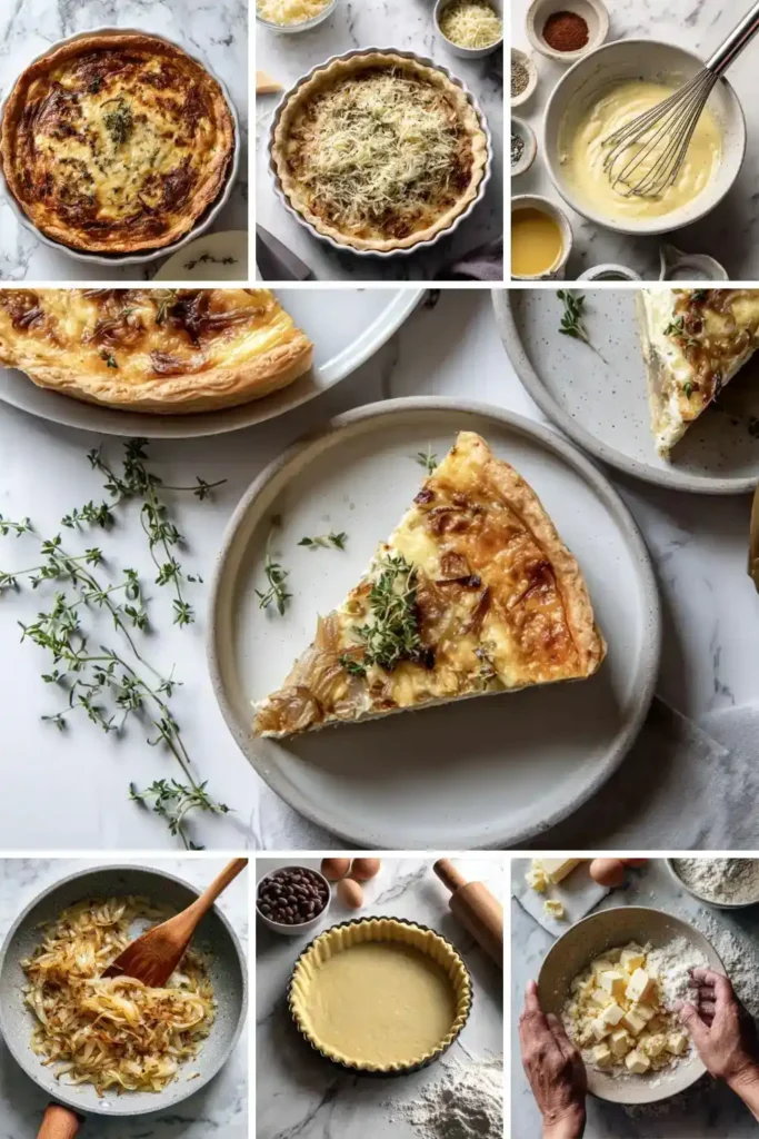 Hairy Bikers Cheese And Onion Quiche Recipe