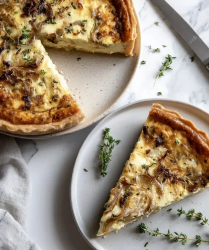 Hairy Bikers Cheese And Onion Quiche Recipe