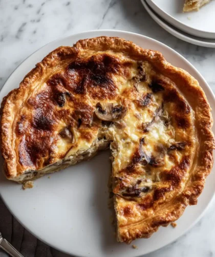 Hairy Bikers Chestnut and Mushroom Pie Recipe