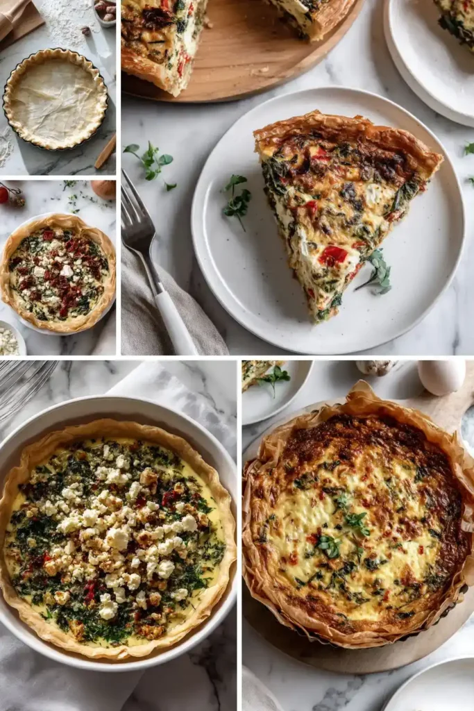 Hairy Bikers Filo Pastry Quiche Recipe