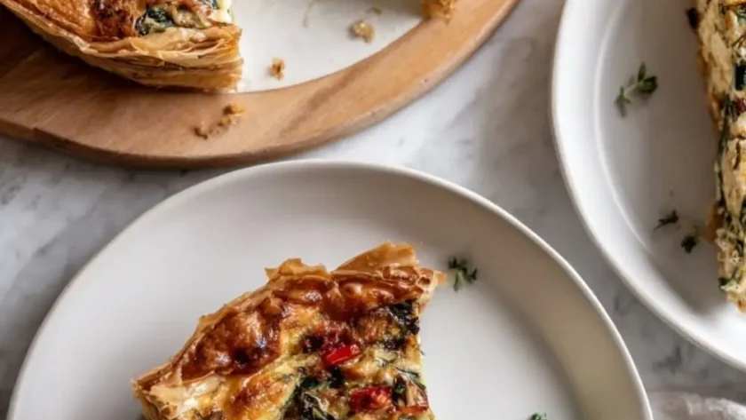 Hairy Bikers Filo Pastry Quiche Recipe