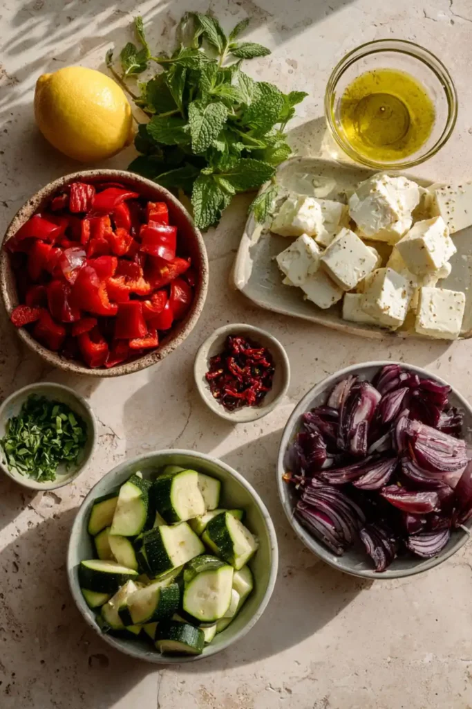 Hairy Bikers Halloumi Tray Bake Recipe