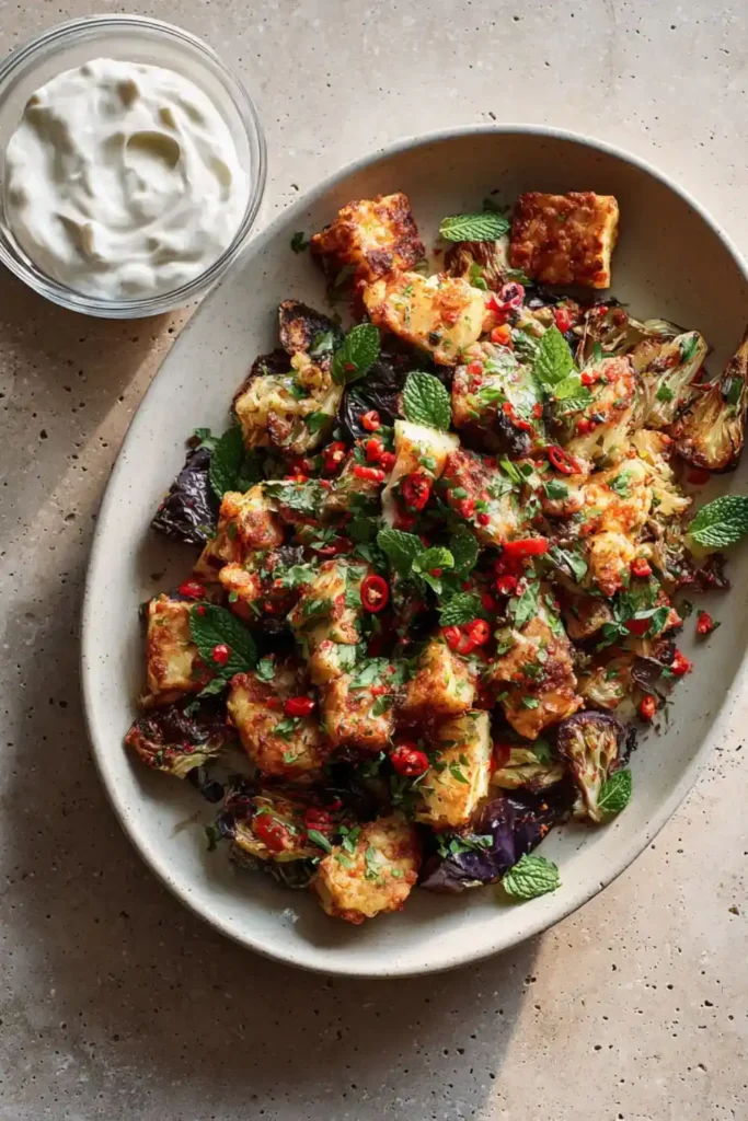 Hairy Bikers Halloumi Tray Bake Recipe