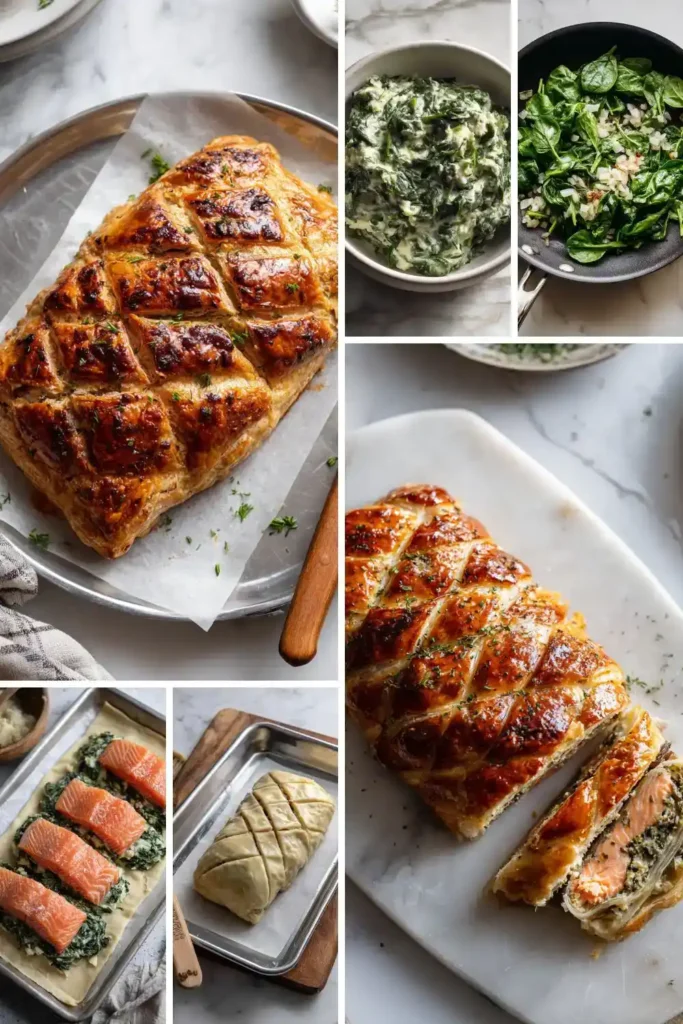 Hairy Bikers Salmon And Spinach En Croute Recipe