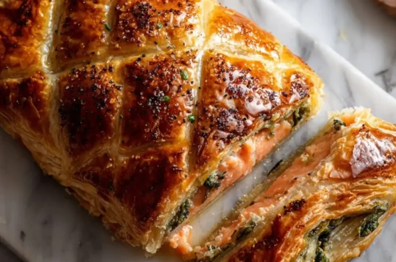 Hairy Bikers Salmon And Spinach En Croute Recipe
