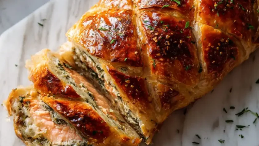 Hairy Bikers Salmon And Spinach En Croute Recipe