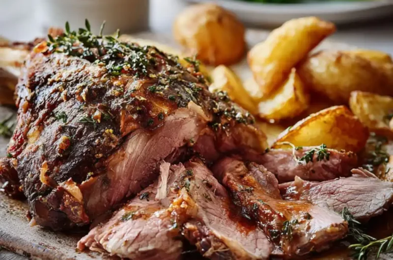 Hairy Bikers Slow Roast Leg of Lamb Recipe