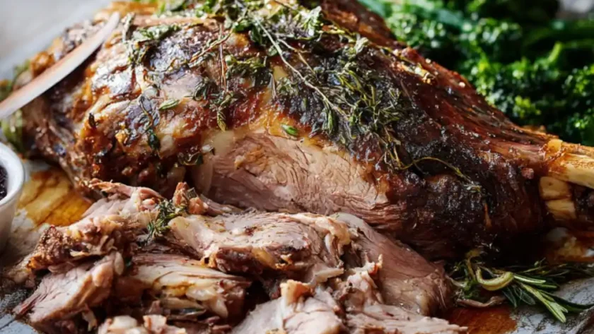 Hairy Bikers Slow Roast Leg of Lamb Recipe