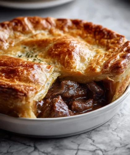 Hairy Bikers Steak and Guinness Pie Recipe