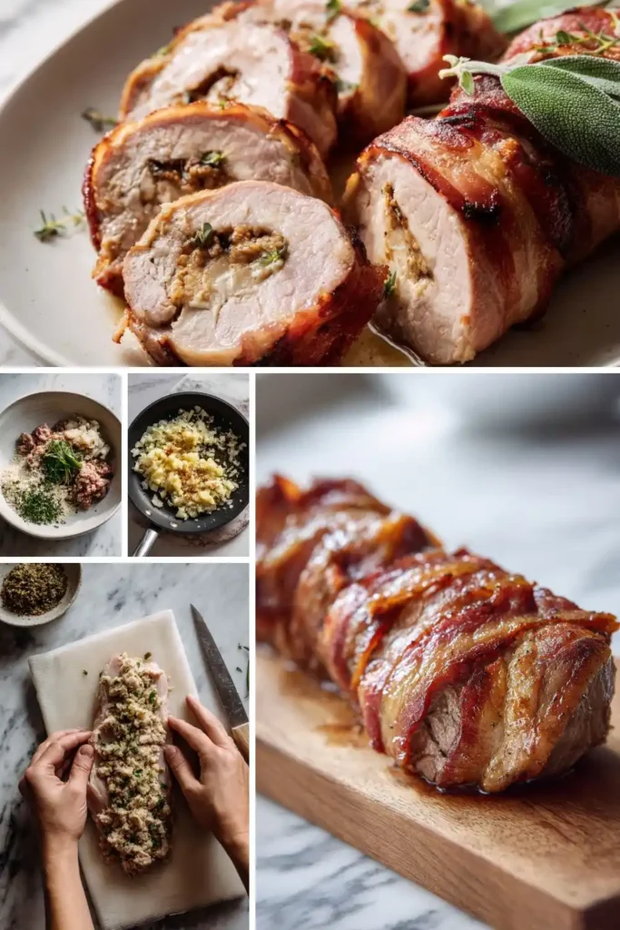 Hairy Bikers Stuffed Pork Tenderloin Recipe