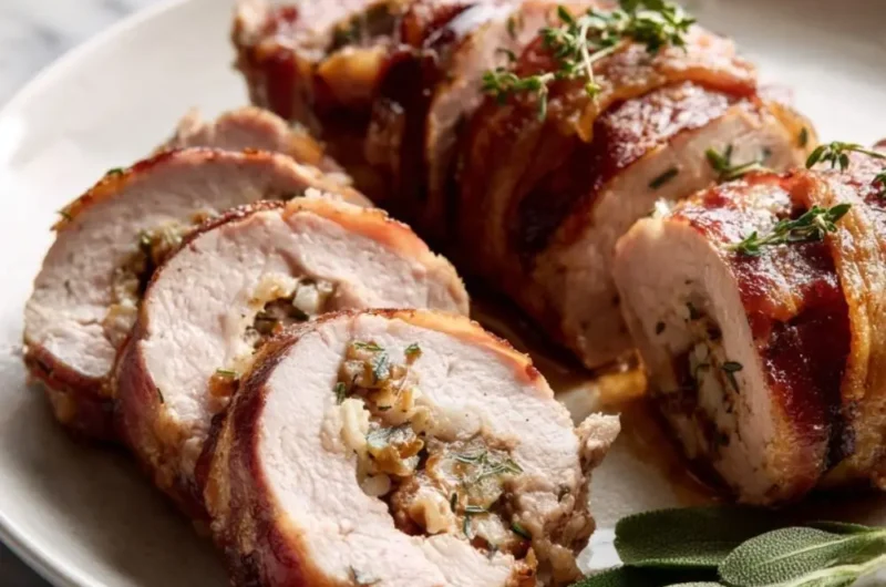 Hairy Bikers Stuffed Pork Tenderloin Recipe