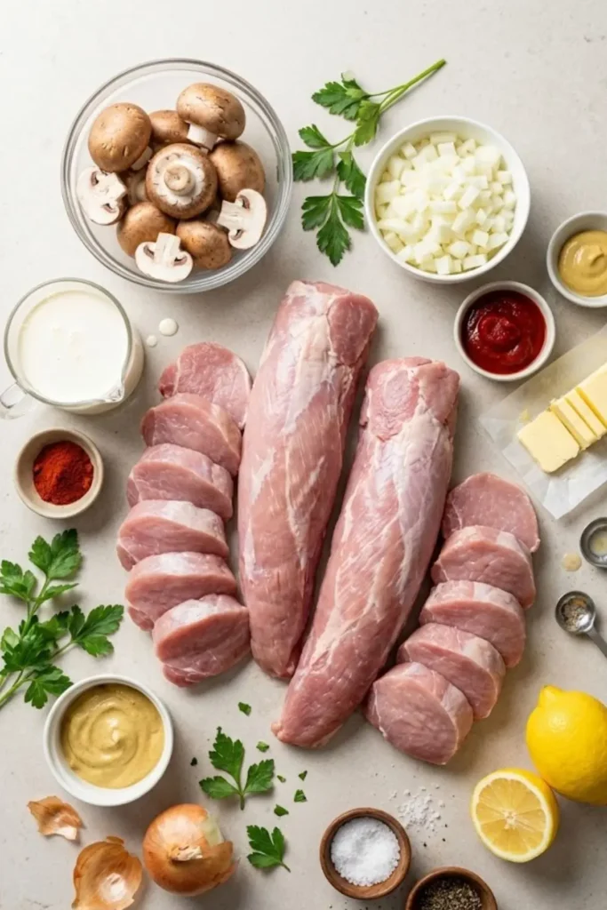 Mary Berry Pork Tenderloin with Mushroom Cream Recipe