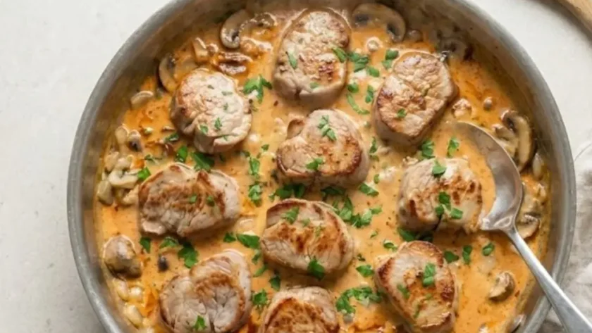 Mary Berry Pork Tenderloin with Mushroom Cream Recipe