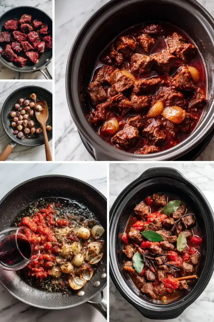 Hairy Bikers Beef Stifado Slow Cooker Recipe
