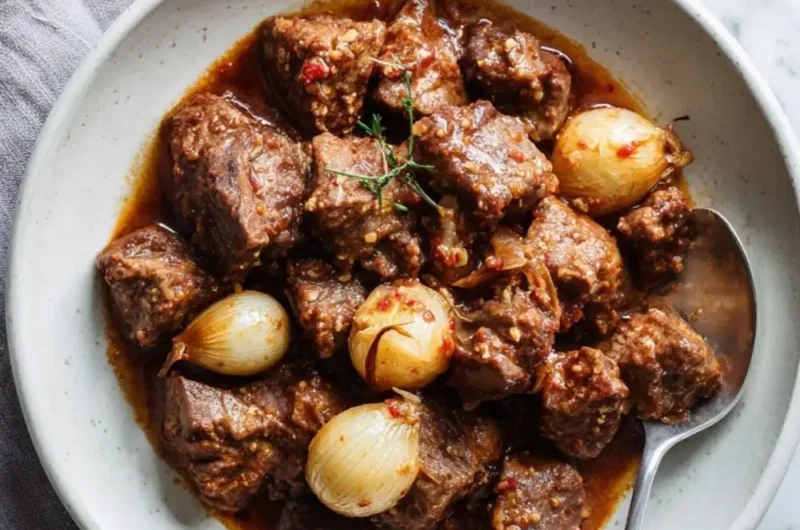 Hairy Bikers Beef Stifado Slow Cooker Recipe