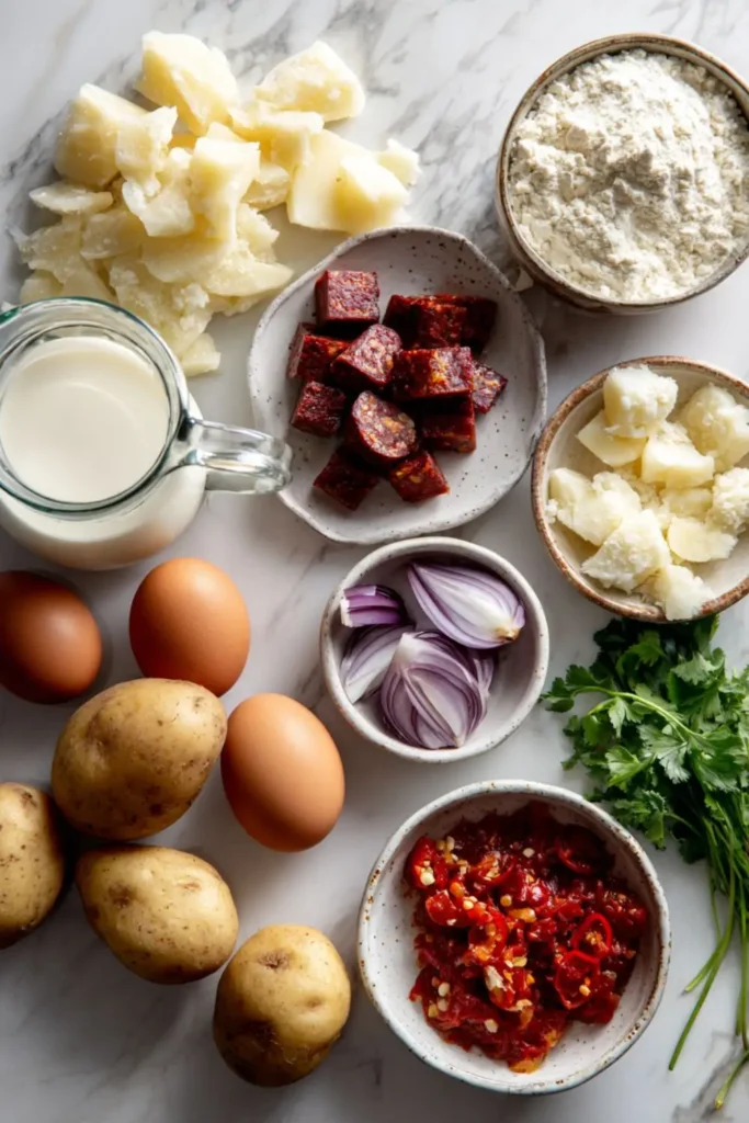 Hairy Bikers Boxty with Spicy Eggs Recipe