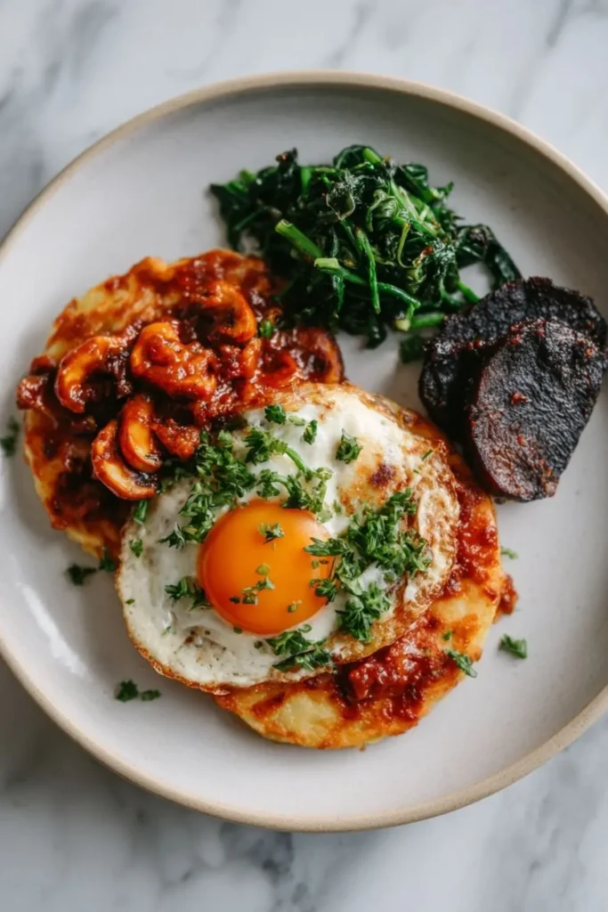 Hairy Bikers Boxty with Spicy Eggs Recipe