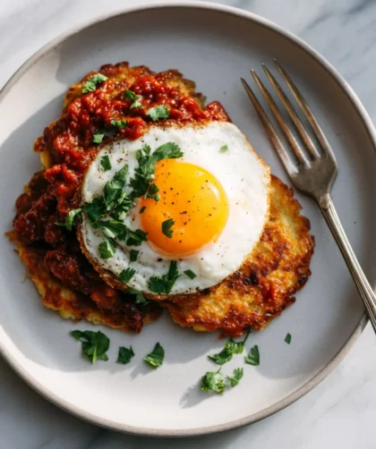 Hairy Bikers Boxty with Spicy Eggs Recipe