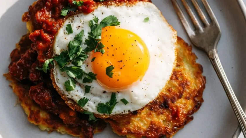 Hairy Bikers Boxty with Spicy Eggs Recipe