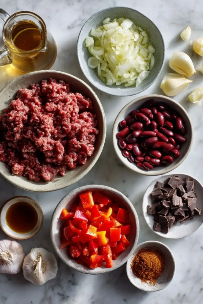 Hairy Bikers Double Chocolate Chilli