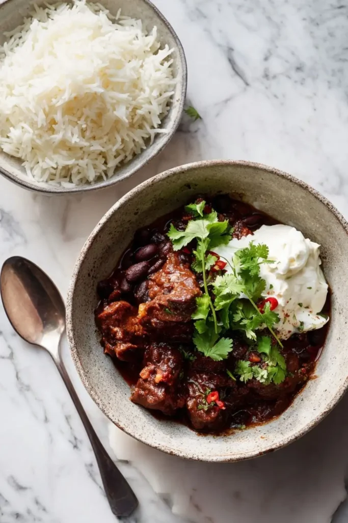 Hairy Bikers Double Chocolate Chilli
