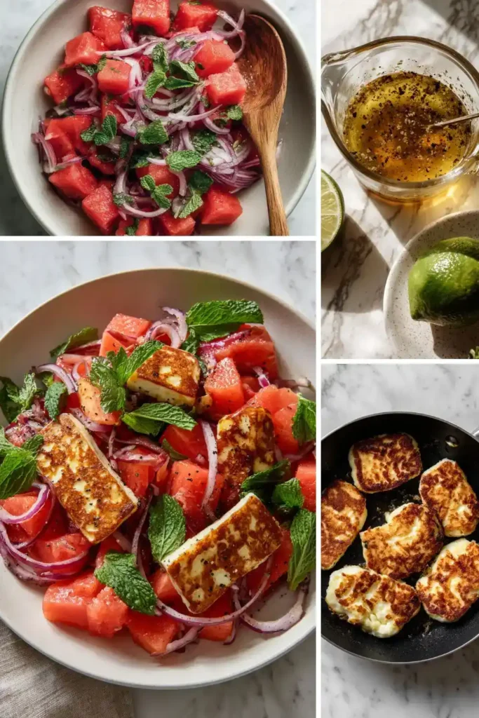 Hairy Bikers Halloumi Melon Salad Recipe