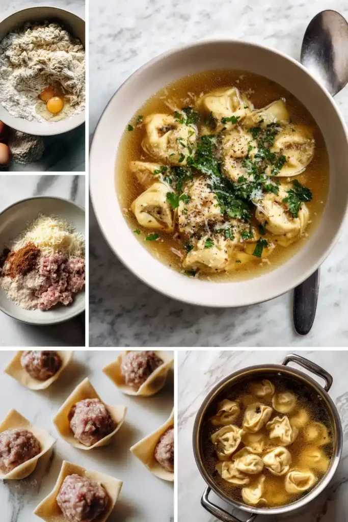 Hairy Bikers Sausage Tortellini in Brodo Recipe