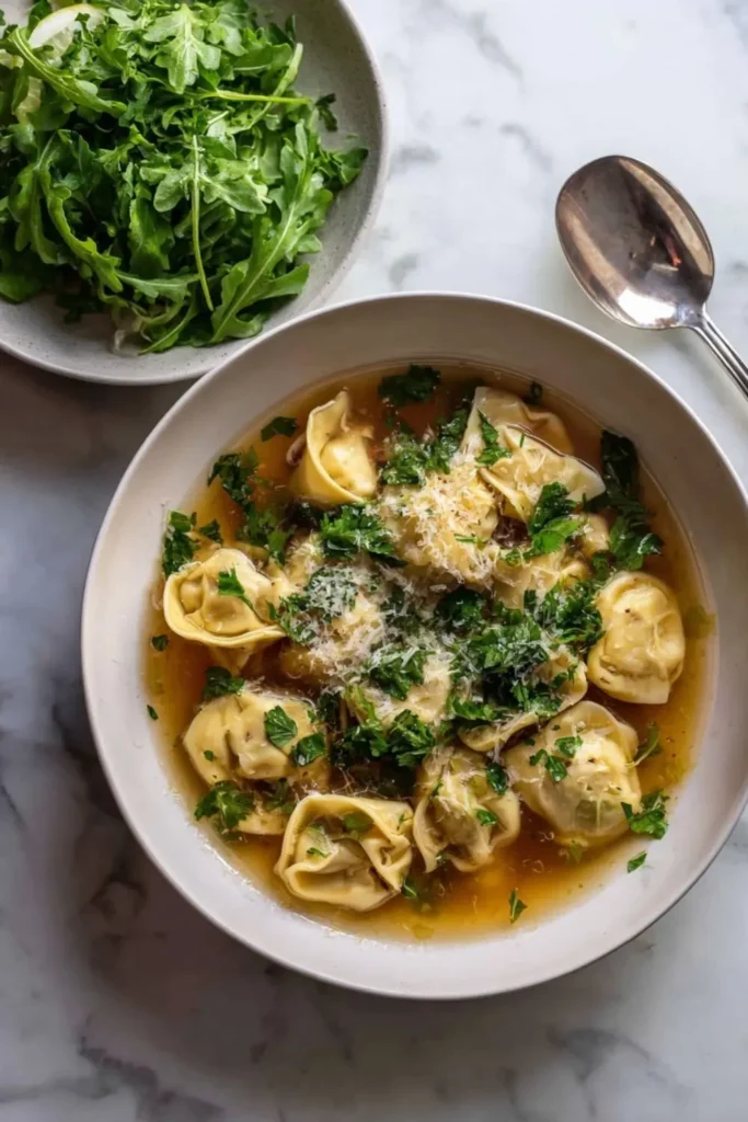 Hairy Bikers Sausage Tortellini in Brodo Recipe