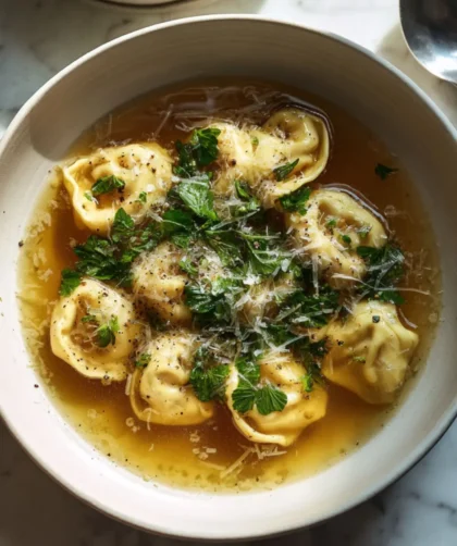 Hairy Bikers Sausage Tortellini in Brodo Recipe