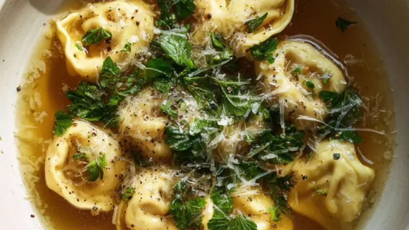 Hairy Bikers Sausage Tortellini in Brodo Recipe